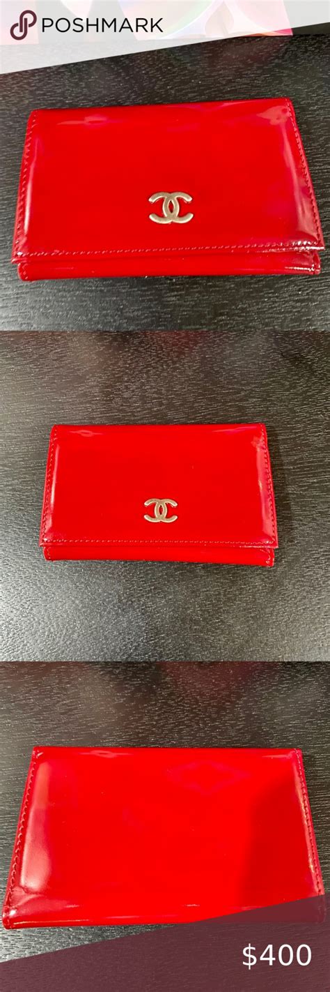 chanel zip key holder